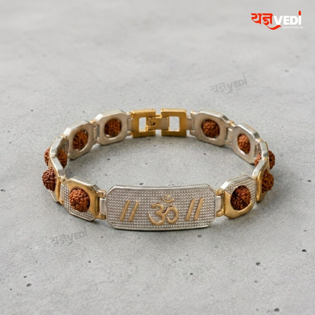 Gold & Silver Plated Essential Omkar Chain Bracelet