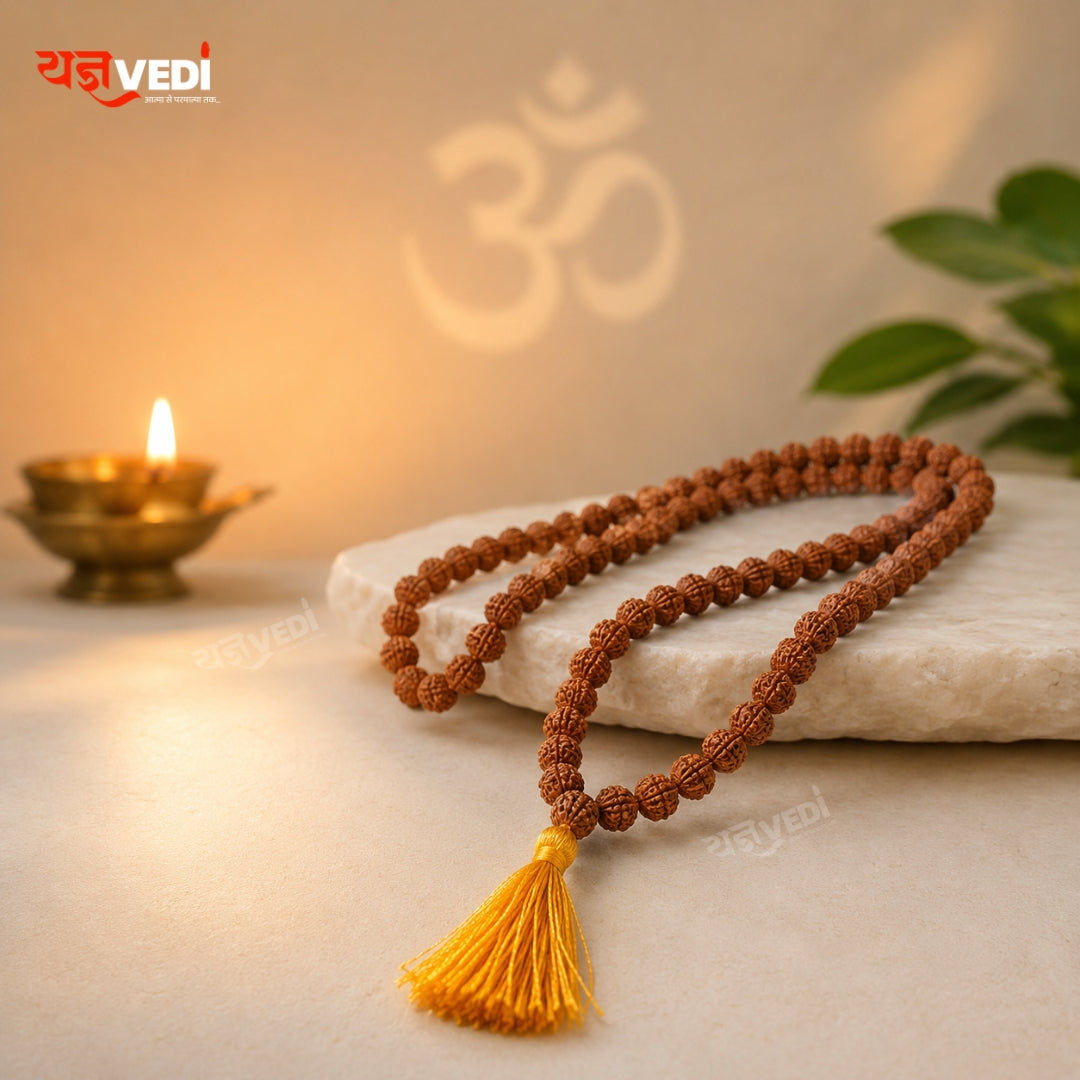 Rudraksh Jap Mala – 108 +1 Beads