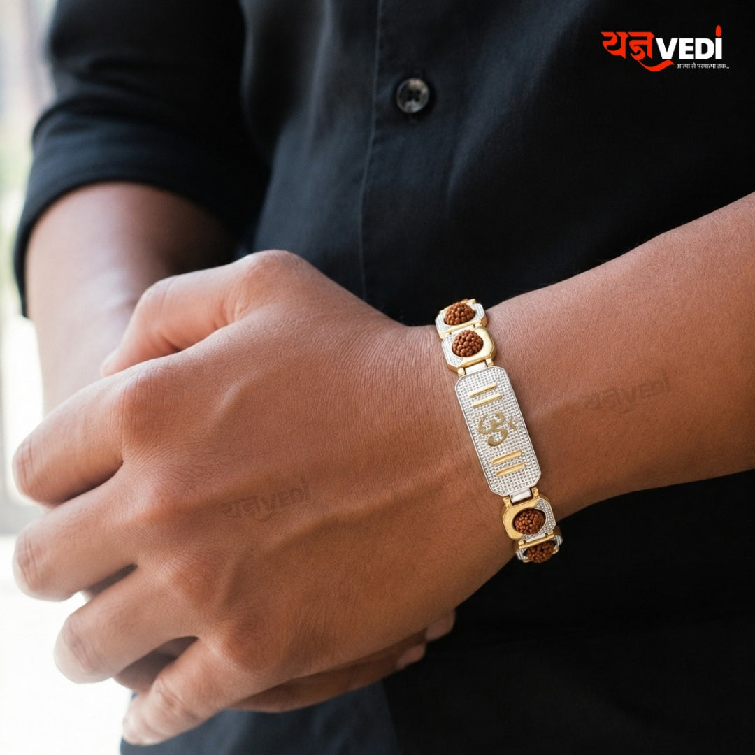 Gold & Silver Plated Essential Omkar Chain Bracelet