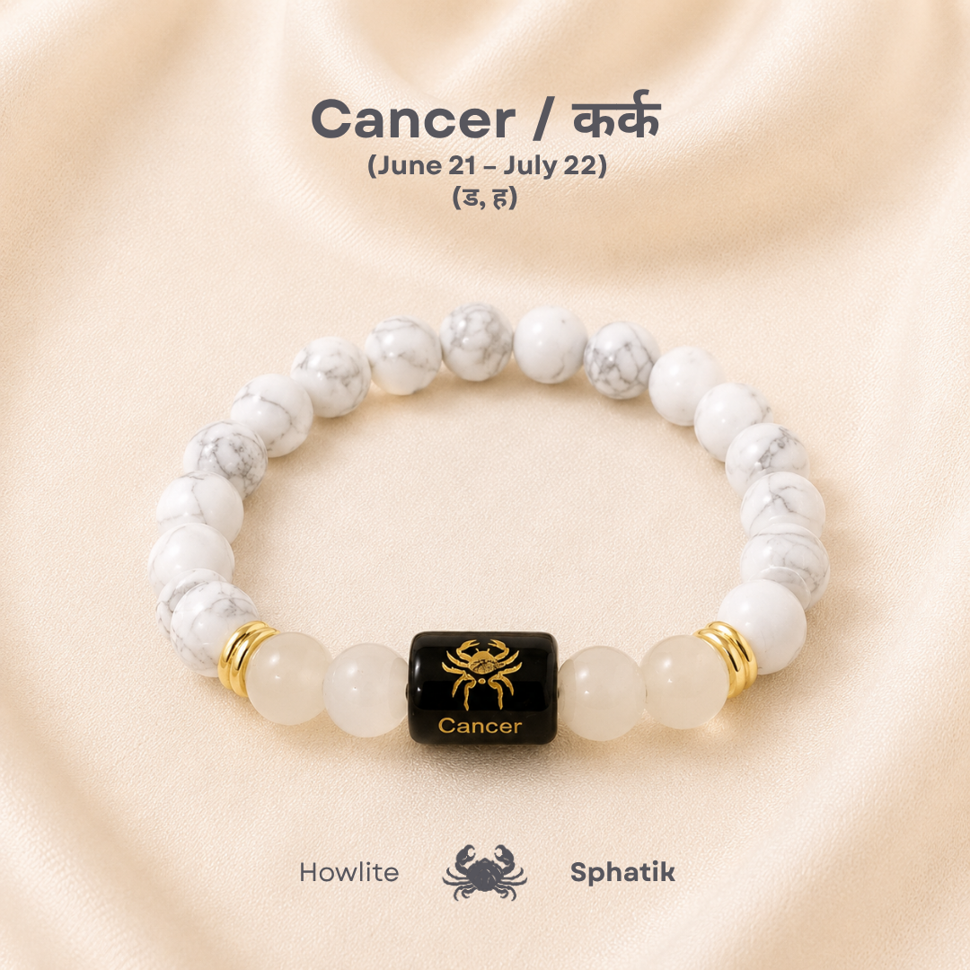 Cancer (कर्क राशि) Zodiac Bracelet