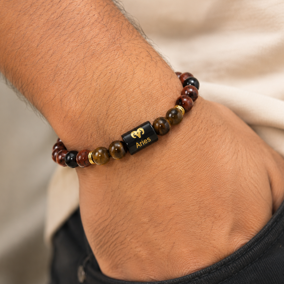 Aries (मेष राशि) Zodiac Bracelet