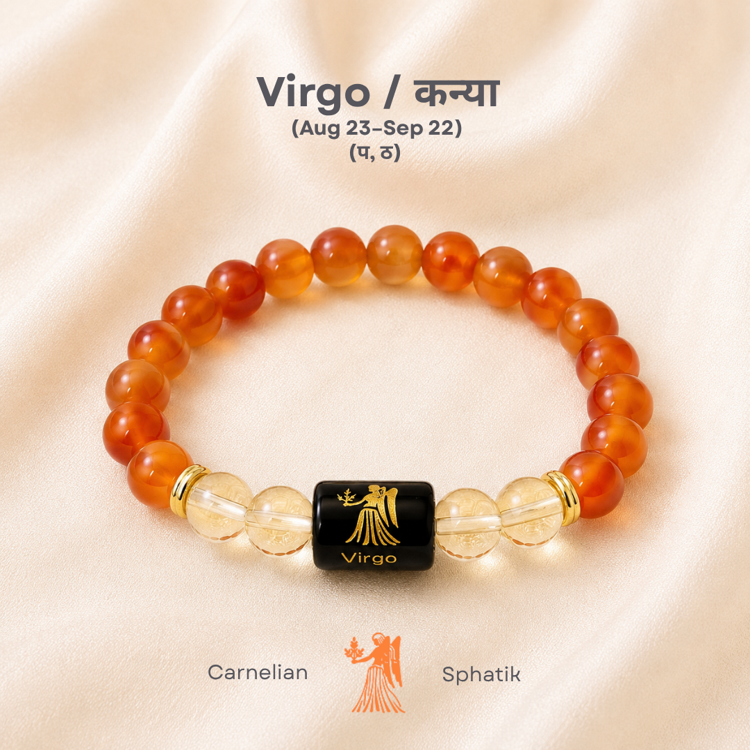 Virgo (कन्या राशि) Zodiac Bracelet