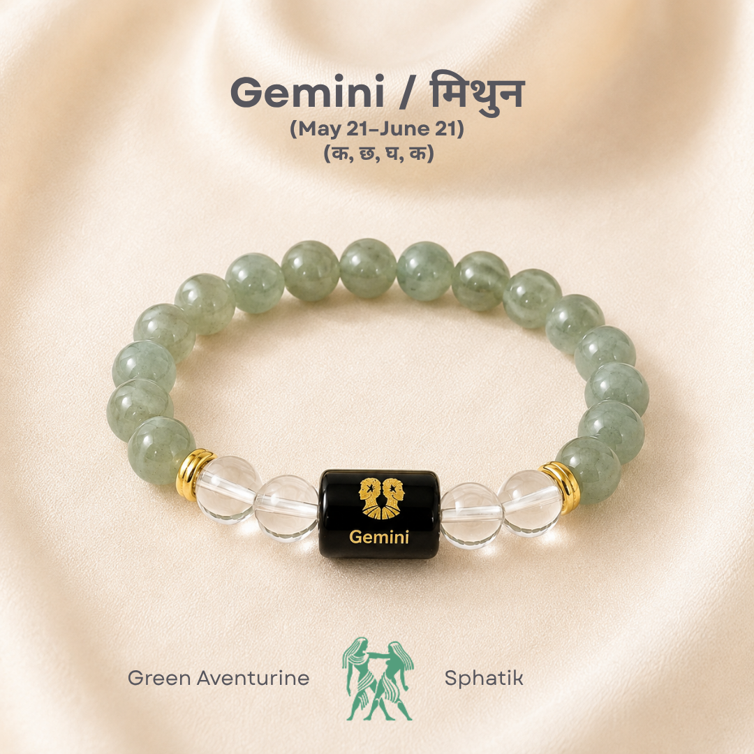 Gemini (मिथुन राशि) Zodiac Bracelet